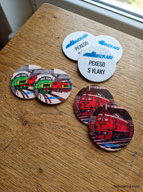 Kovové pexeso s vlaky TRAINZKARI