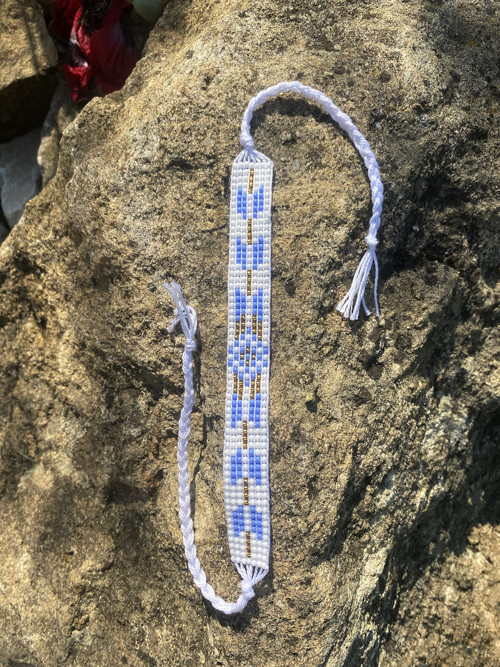 Náramek Aztec modrá — foto 1