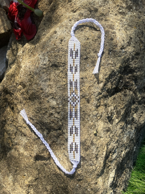 Náramek Aztec duhová hnědá — foto 1