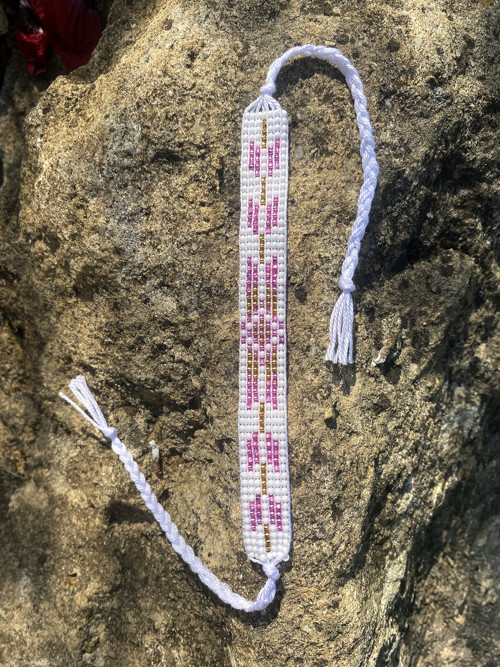 Náramek Aztec růžová
