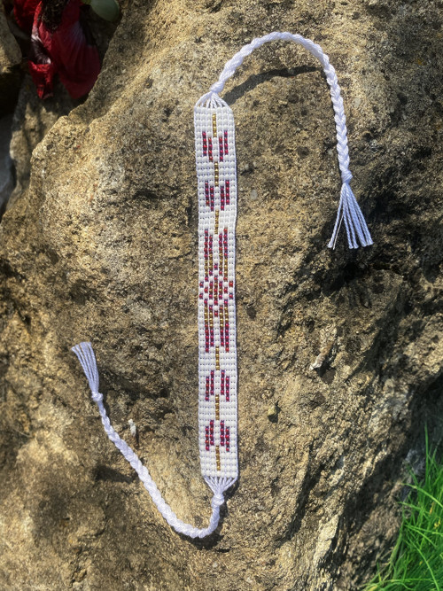 Náramek Aztec červená — foto 1