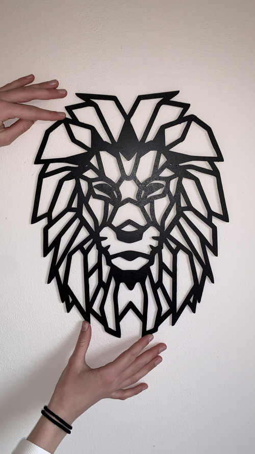 Dekorace na zeď Hlava lva