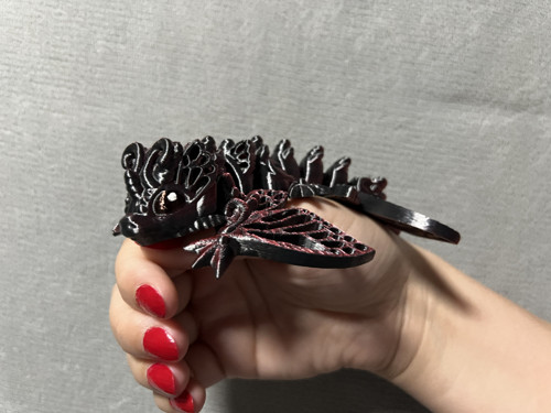 Malý Motýlí Dráček - 14 cm - 3D Tisk
