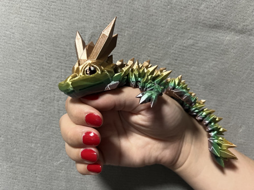 Mládě Krystalového Draka - 22,5 cm - 3D Tisk