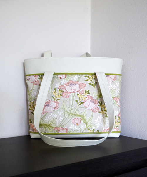 Kabelka krémová Fleur Nouveau