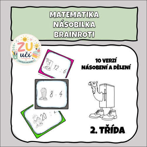 Malá násobilka s Brainroty! — foto 1