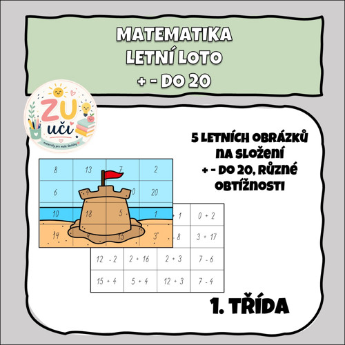 Letní loto pro prvňáčky, + - do 20 — foto 1