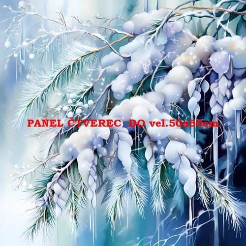 Bavlněný panel 10x10 cm