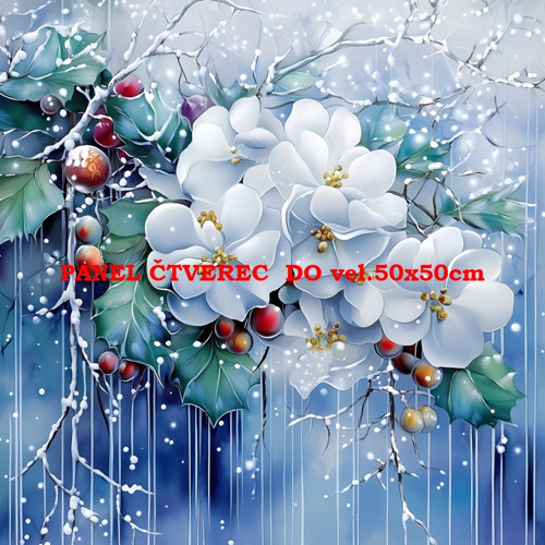 Bavlněný panel 10x10 cm — foto 1