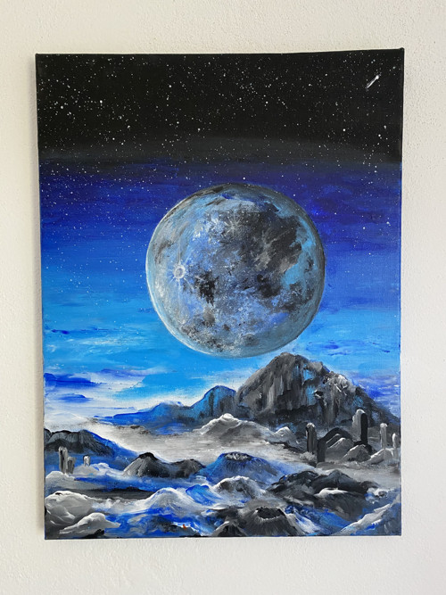Obraz "Měsíční exil"