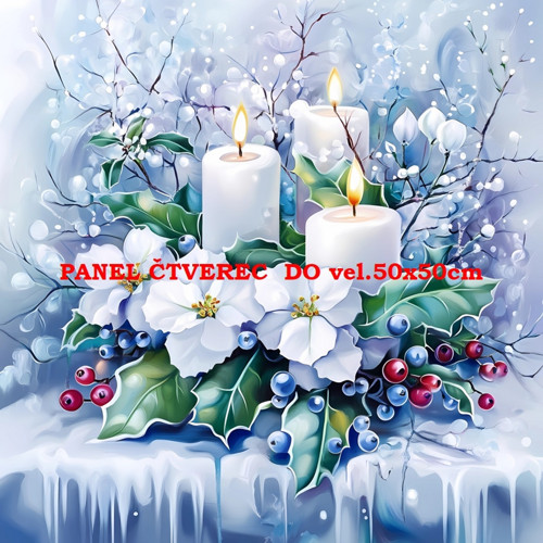 Bavlněný panel 10x10 cm