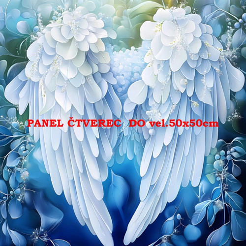 Bavlněný panel 10x10 cm — foto 1
