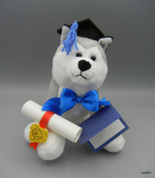 Promoční/maturitní husky král modrá
