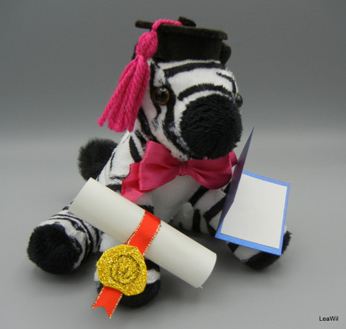 Promoční/maturitní zebra fuchsie