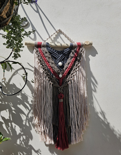 Boho macramé Gargáno multicolor