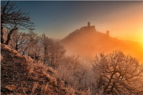 Královský hrad Bezděz v inverzi 3