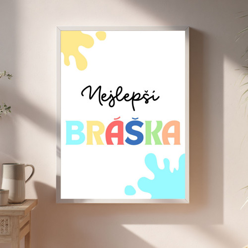 Plakát pro bratříčka – do dětského pokoje PDF