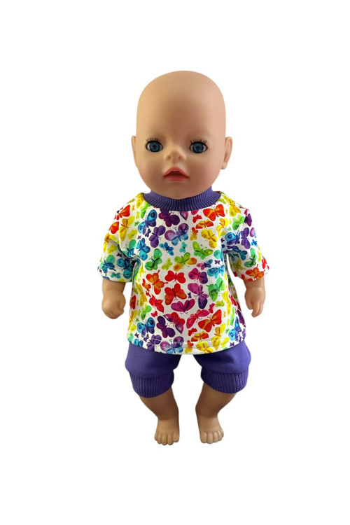 Oblečenie pre bábiku BABY BORN - 36 cm, motýle