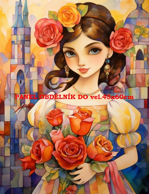 Bavlněný panel - varianty velikostí / 11x15 cm