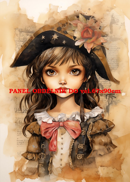 Bavlněný panel - varianty velikostí / 11x15 cm