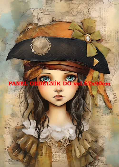 Bavlněný panel - varianty velikostí / 11x15 cm