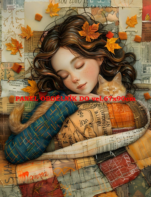 Bavlněný panel - varianty velikostí / 11x15 cm