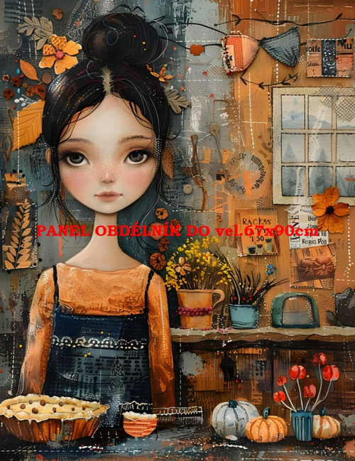 Bavlněný panel - varianty velikostí / 11x15 cm