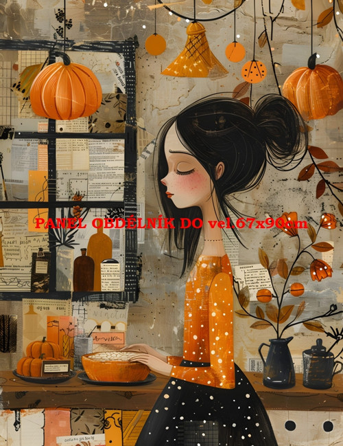 Bavlněný panel - varianty velikostí / 11x15 cm