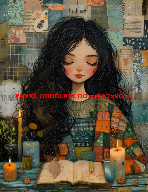 Bavlněný panel - varianty velikostí / 11x15 cm