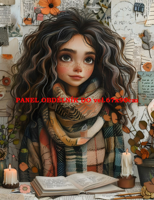 Bavlněný panel - varianty velikostí / 11x15 cm