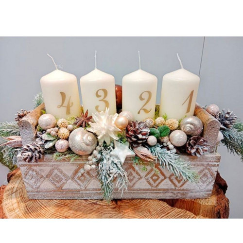 Adventní věneček č.33