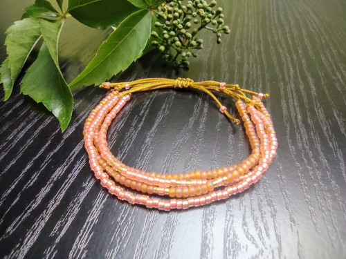 Čtyřpramenný náramek Orange