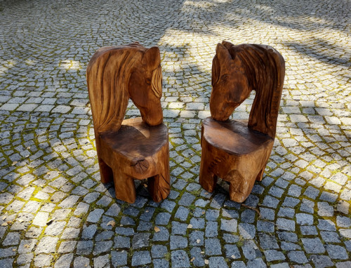 Židlička koňská, nábytek pro nejmenší 1ks