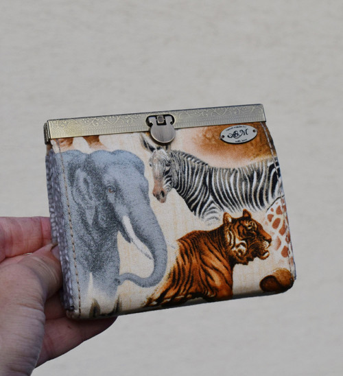 Rámečková peněženka - Na safari