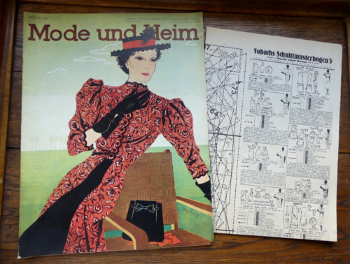 Mode und Heim, módní časopis 5/937, střihy