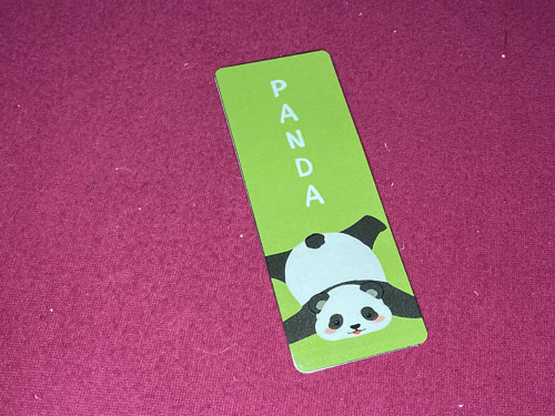 Záložka do knihy č.162 - ležící panda