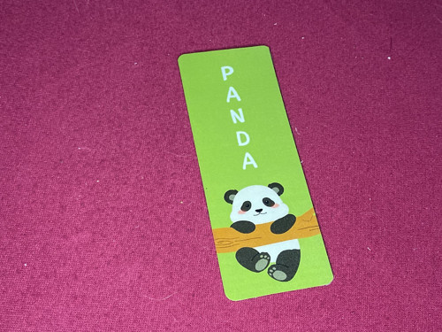 Záložka do knihy č.167 - houpací panda
