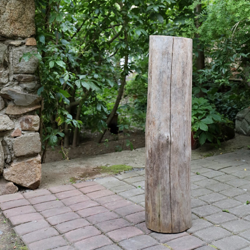 101 x 25 cm Kmen stromu přírodní odkorněný