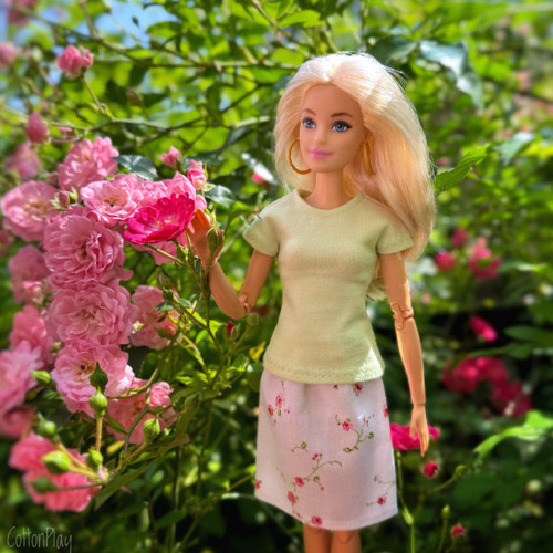 Barbie - tričko s krátkým rukávem, pistáciové