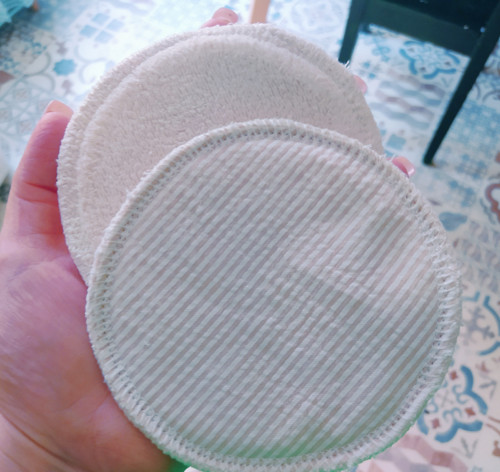 PRSNÍ VLOŽKY 100% ba,,bio"velké cca 12 cm