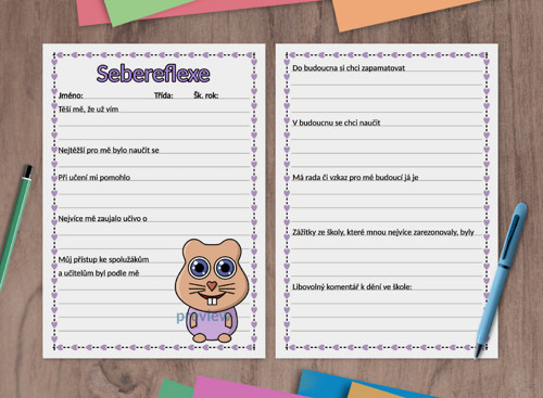 (formativní) Sebereflexe zvěrky - křeček