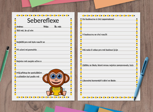 (formativní) Sebereflexe zvěrky - opice