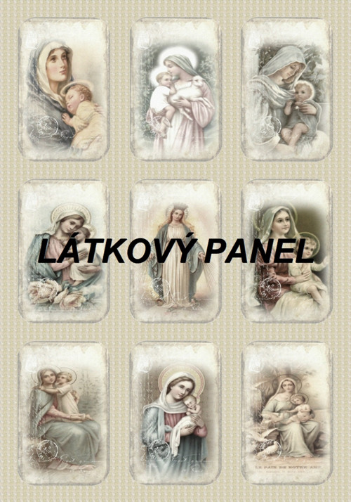 Bavlněný panel 19x25 cm
