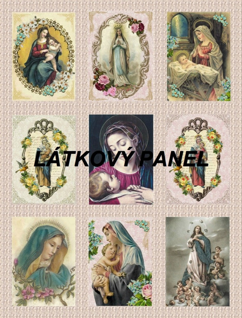 Bavlněný panel 19x25 cm