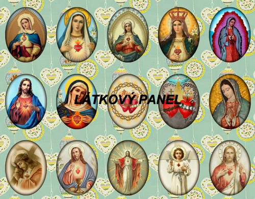 Bavlněný panel 19x25 cm