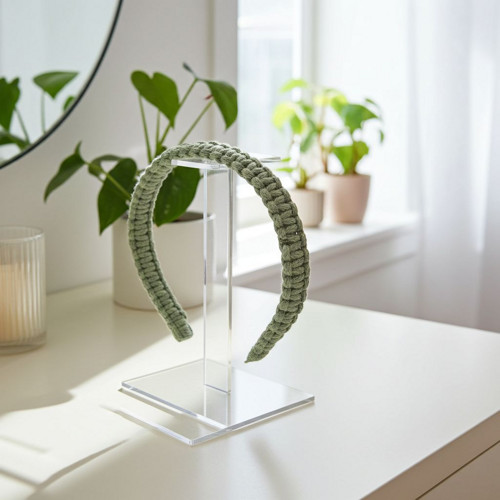 Macrame čelenka divoká máta — foto 1