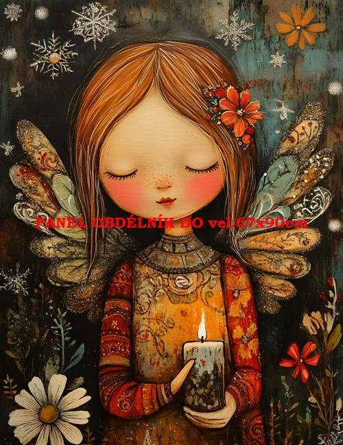 Bavlněný panel 11x15 cm - skladem