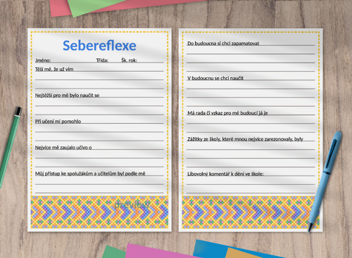 (formativní) Sebereflexe ornament - směr