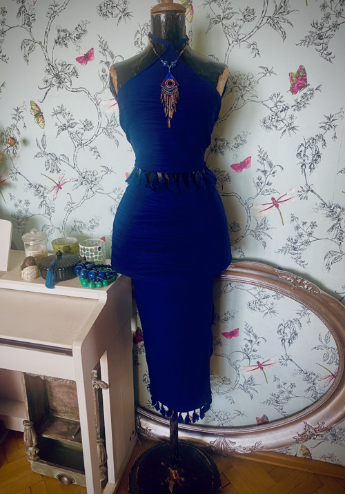 Komplet boho kobalt blue — foto 1