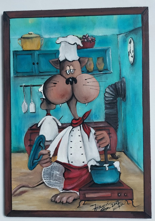 Kocour Matouš Kuchařem
